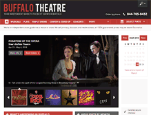 Tablet Screenshot of buffalo-theatre.com